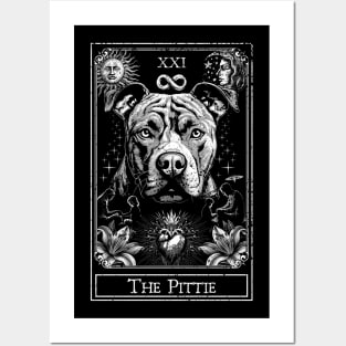 The Pittie Tarot Card, The Pitbull Tarot for Pit Bull Lovers Posters and Art